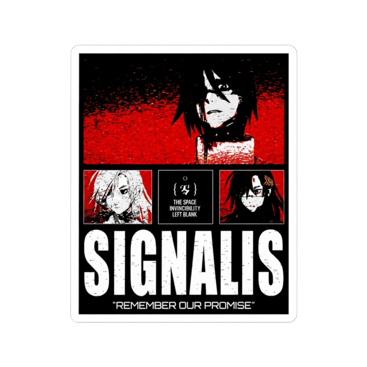Survival Horror Video Game Sticker | Signalis - alternate angle 1, merchandise