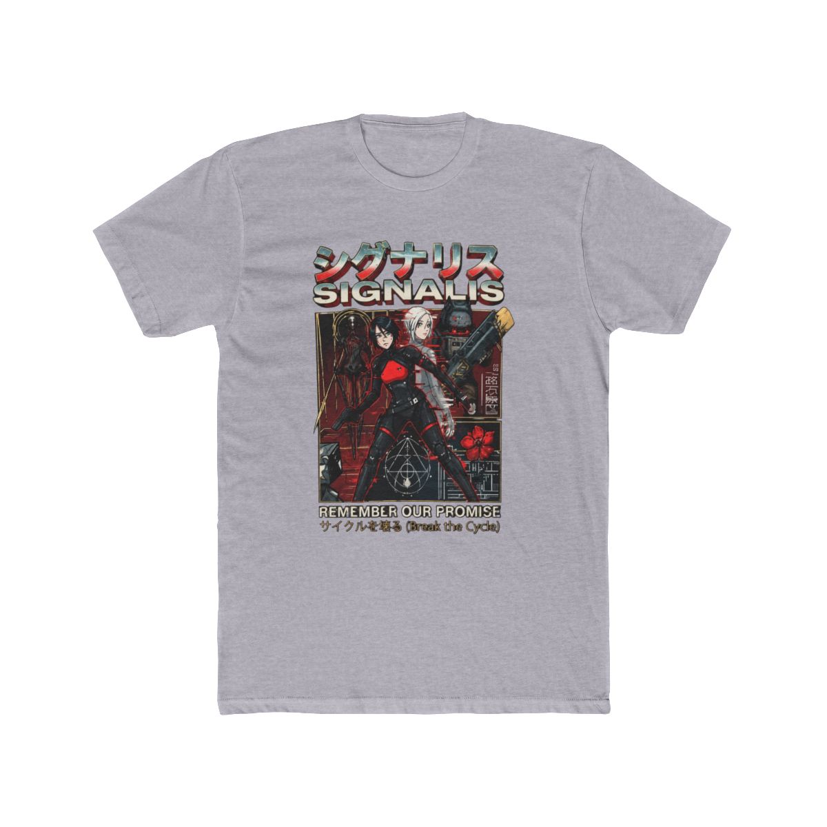 Signalis Elster Ariane Cosmic Void Red Eyes Vaporwave Portrait - alternate angle 3, merchandise