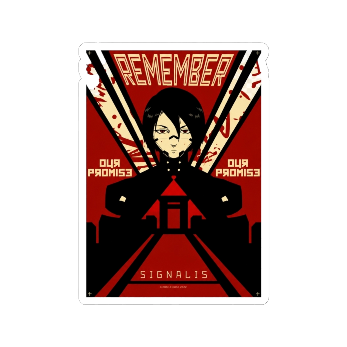 Signalis - Remember our promise Sticker - alternate angle 1, merchandise
